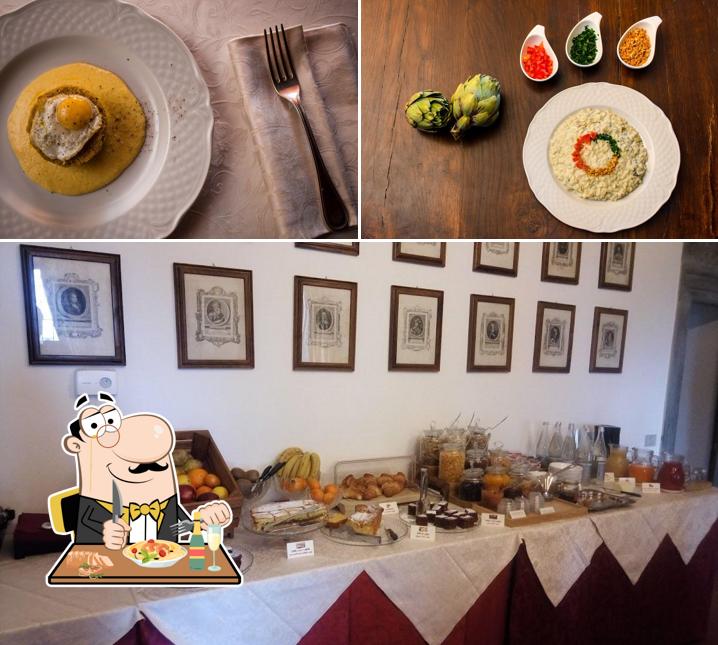 Cibo al Castello di Petroia Relais