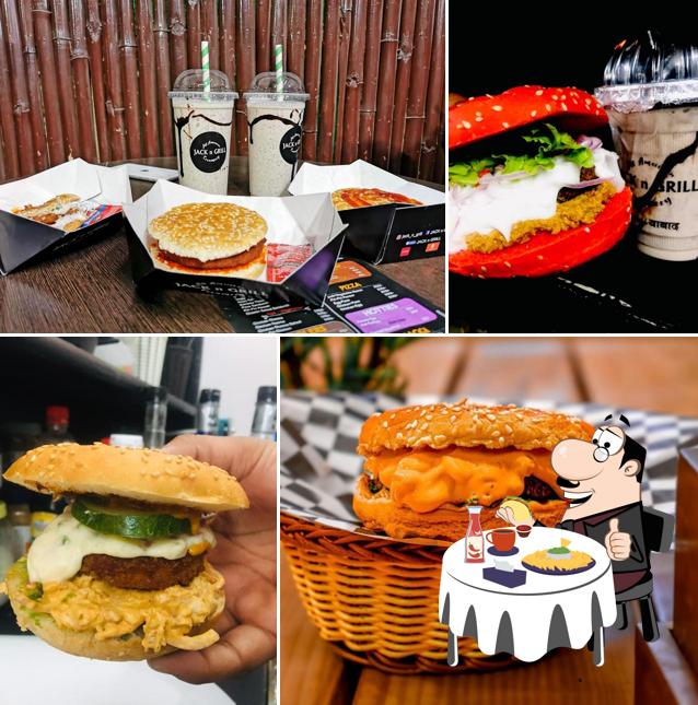 Try out a burger at Jack n Grill