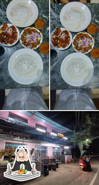 The restaurant's food and exterior