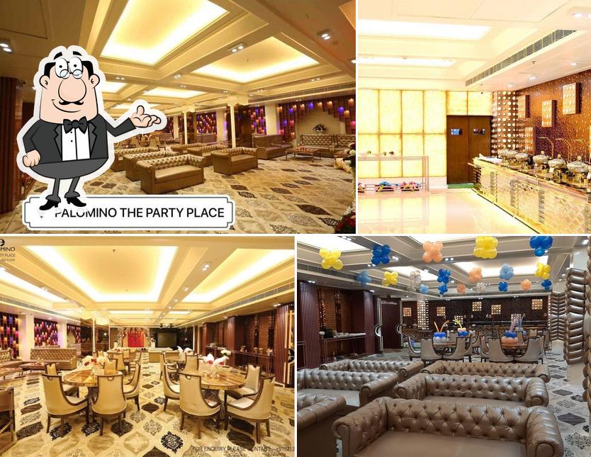 The interior of Palomino The Party Place