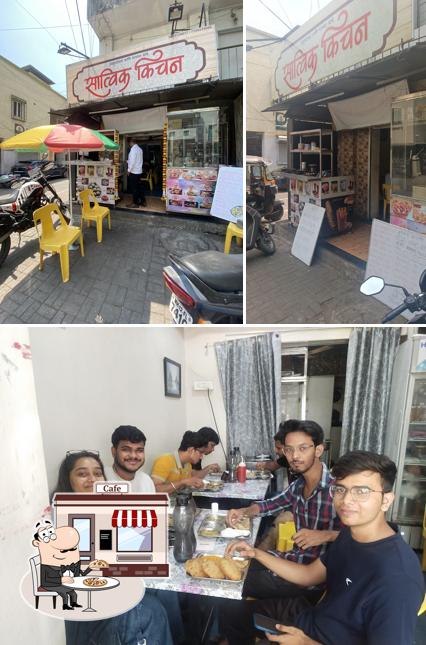 Among various things one can find exterior and beverage at Satvik Kitchen