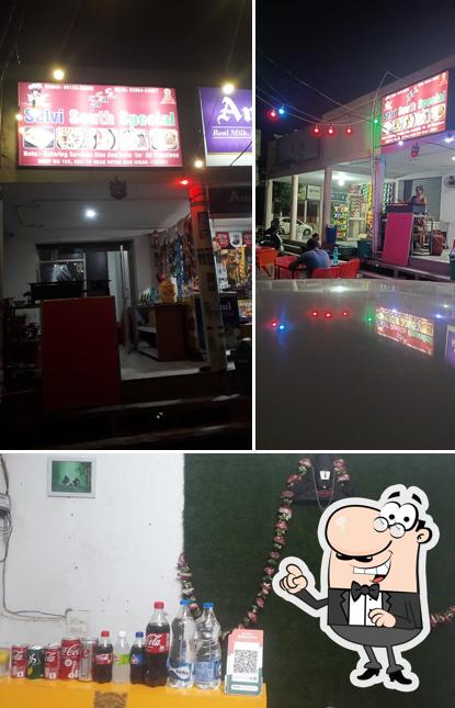The photo of interior and beverage at Selvi South special