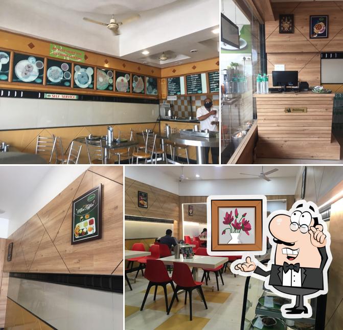The interior of Sree Ranga hotel
