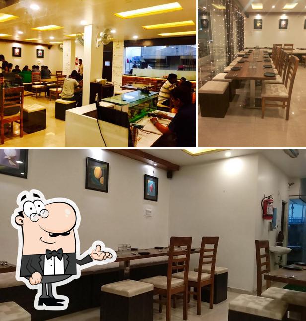 The interior of Ten Tables Tandoor Restaurant