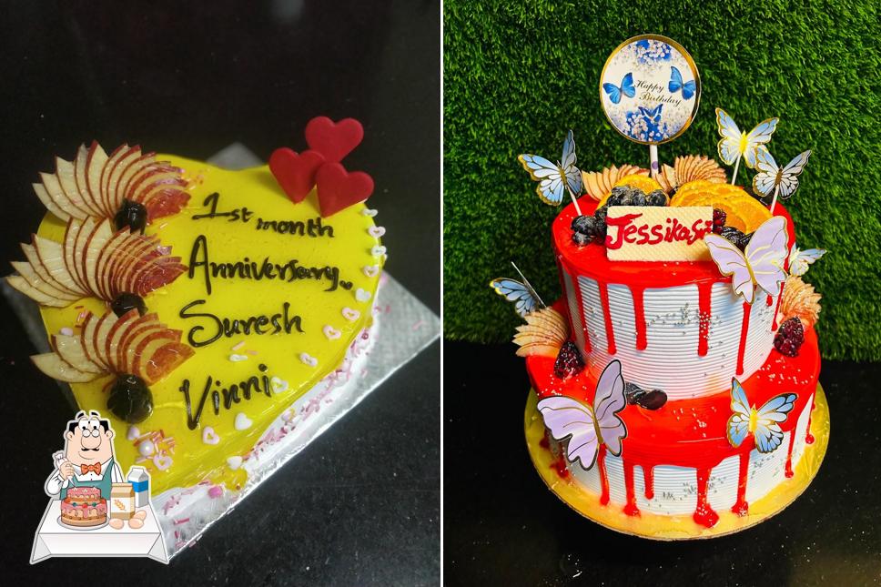 See this pic of Amrutha my treat bakery