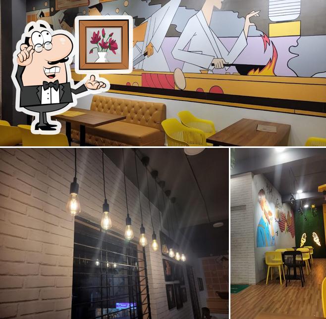 The interior of Cafe Chocolicious