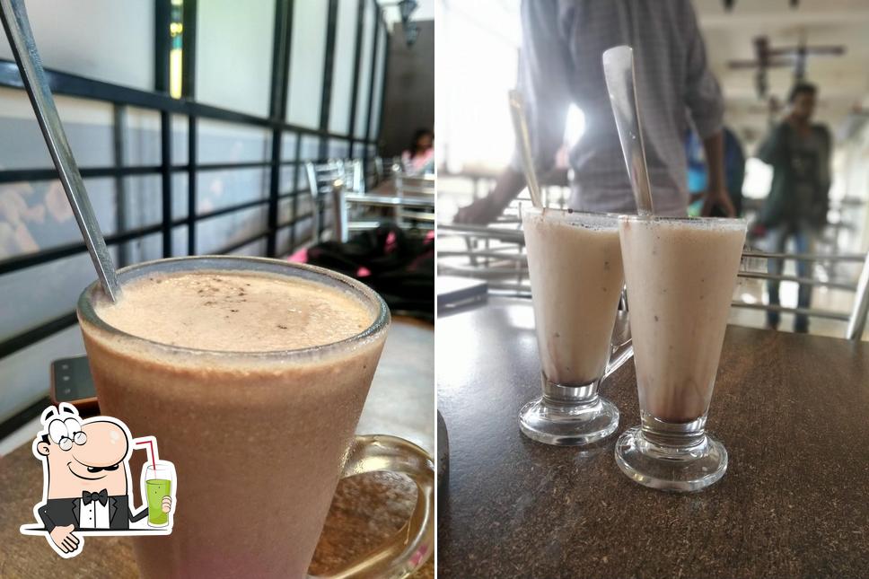 Enjoy a beverage at Cafe Creme