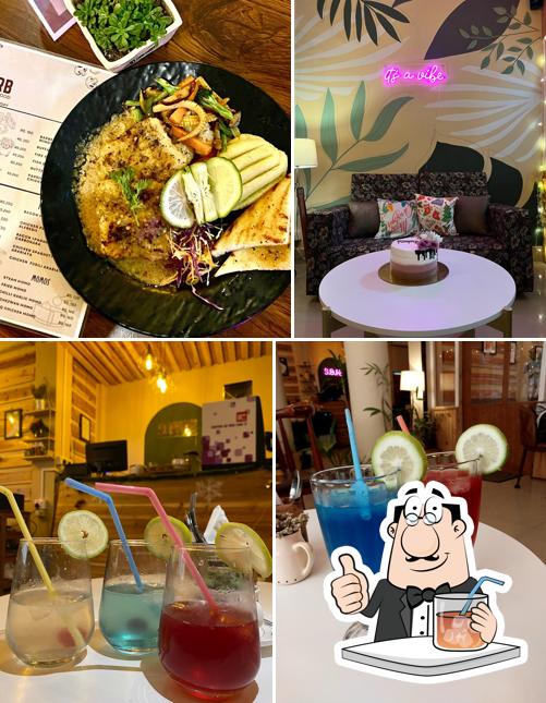 Check out the photo displaying drink and food at SUBURB