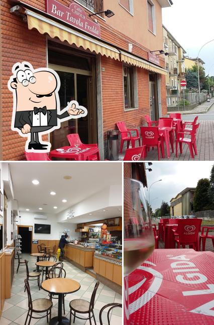 Gli interni di caffé cavour