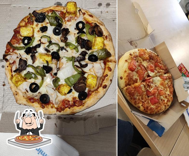 Pick different types of pizza