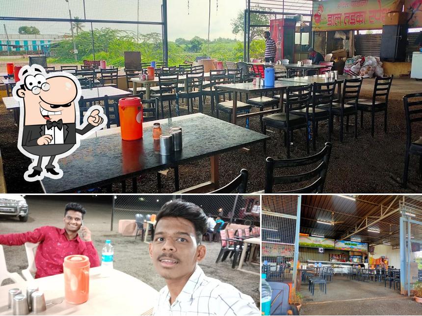 The interior of Hotel Pandeji Dhaba (Breakfast) Center