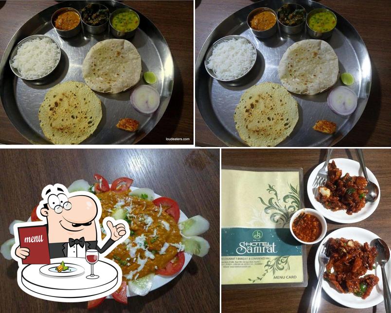 Food at Hotel Samrat