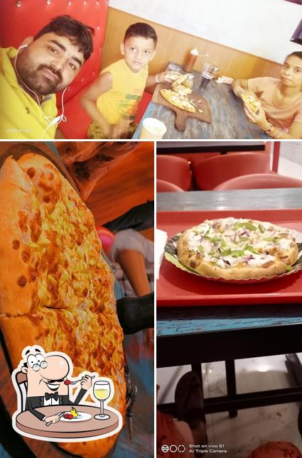 Food at Pizza coffee cafe
