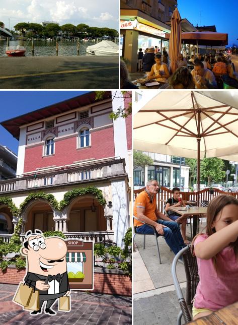 Goditi la vista dall'area esterna di Pizzeria grado Calypso