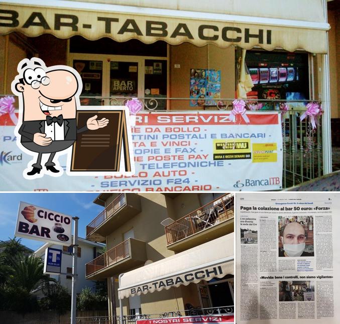Gli esterni di Ciccio bar tabacchi
