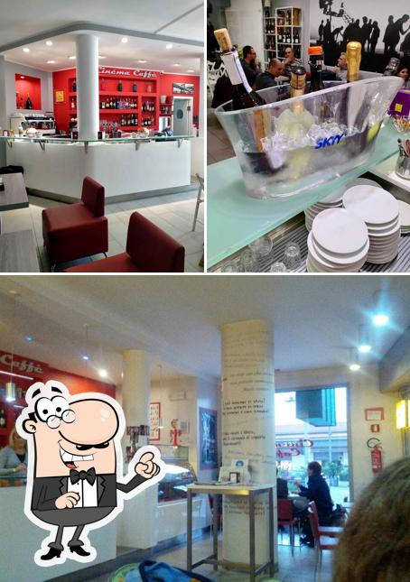 Gli interni di Cinema Caffè