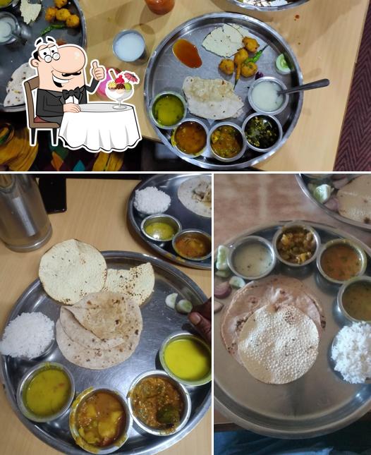 Ashapuri Dining Hall provides a selection of desserts