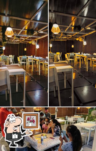 The interior of Cafe de Gardenia