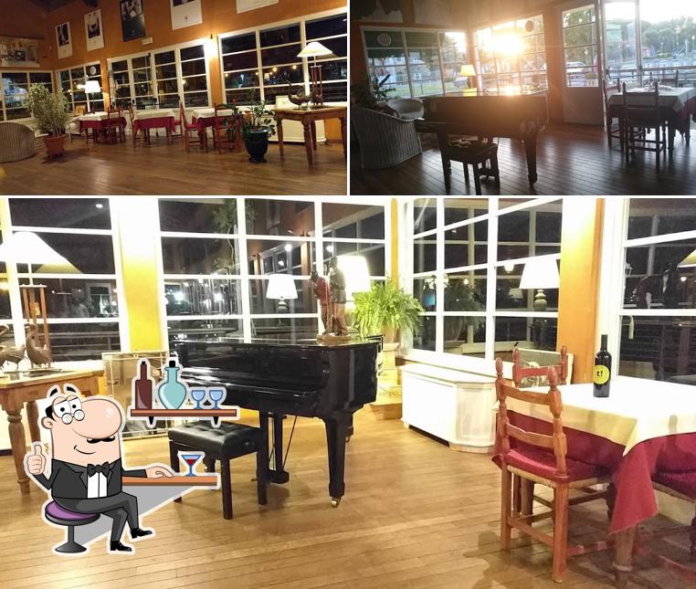 Gli interni di Chalet del Lago