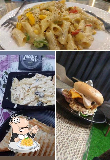 Spaghetti carbonara at Foodie Bro Café