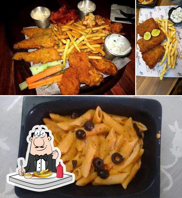 Taste French-fried potatoes at Haristo Pizzeria