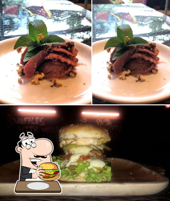 Try out a burger at Highland Burger Grill