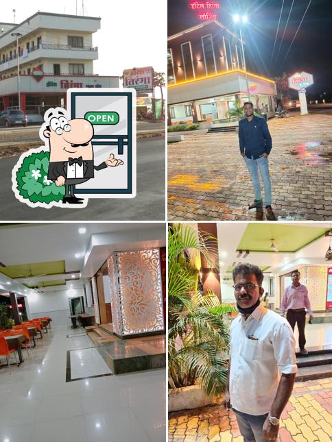 The picture of exterior and interior at Hotel unique palace ( Veg /non veg)