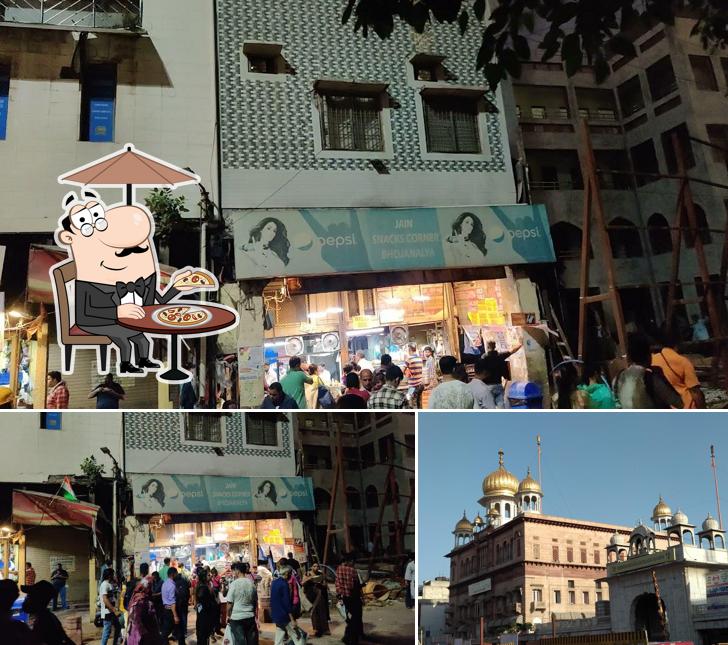 The exterior of Jain Snacks Corner & Bhojanalya