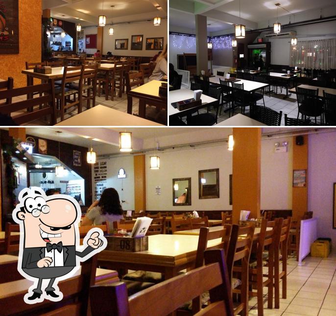 O interior do Paraíso dos Pastéis - Indaial