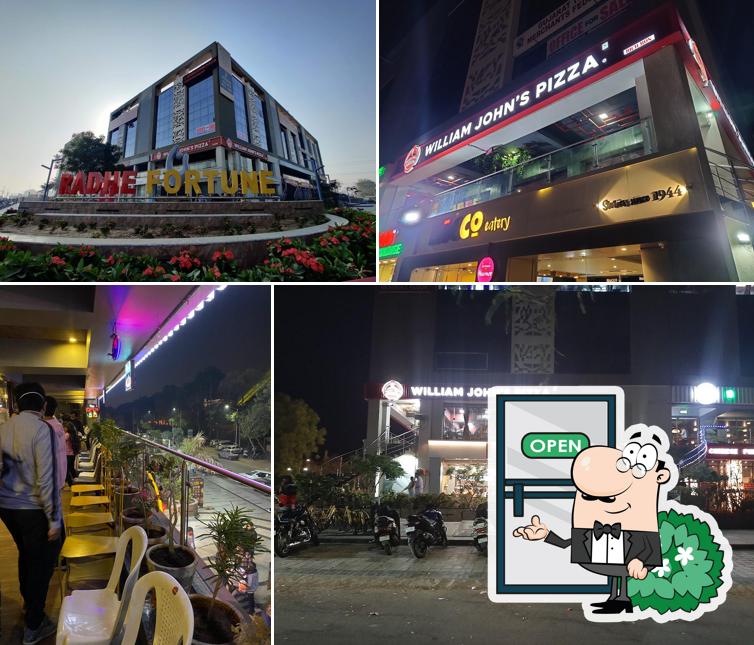 Check out how william john’s pizza looks outside