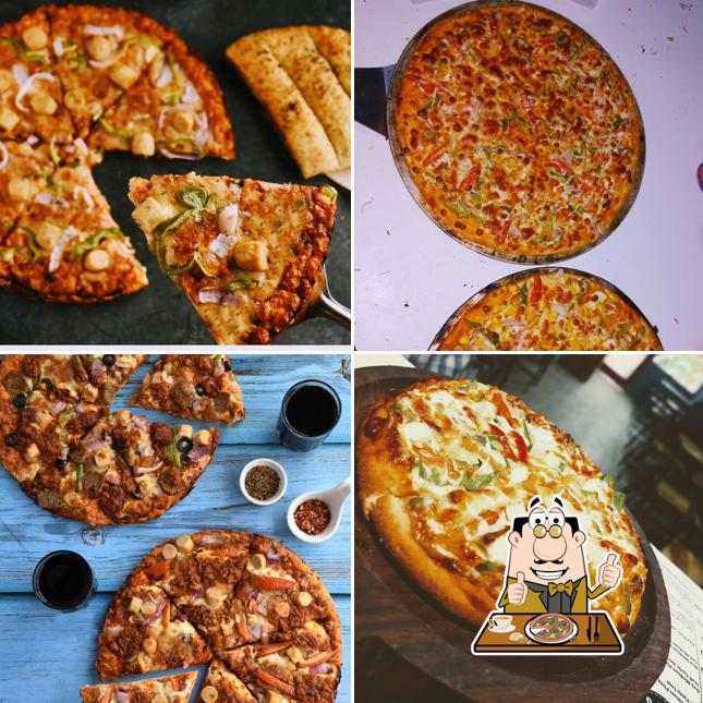 Pick various types of pizza
