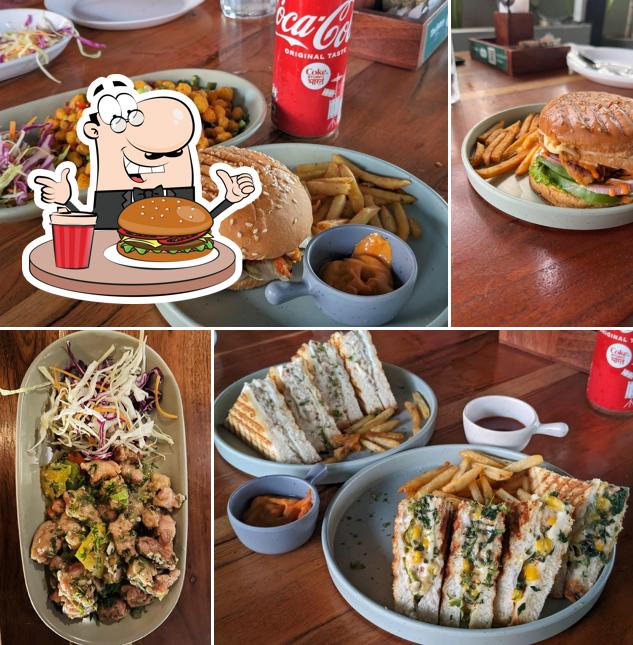 Hamburger at The Story Cafe