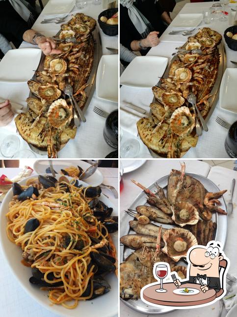 Cibo al Ristorante Bagno Levante