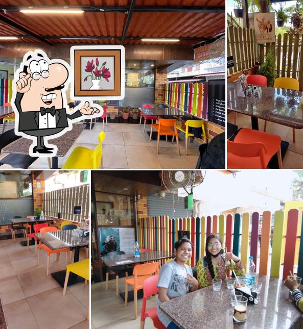 The interior of Cafe Meraki