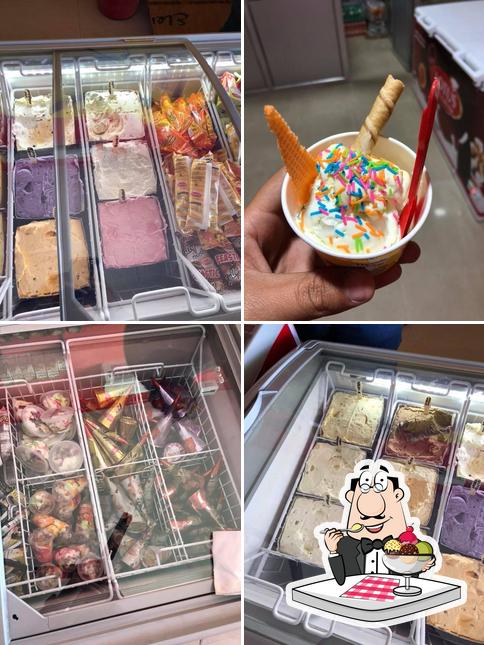 Mahavir Ice Cream Parlour offers a number of sweet dishes