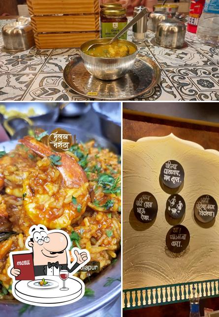 Food at Mullukh Marathha Seafood Restaurant in Badlapur Thali Restaurant