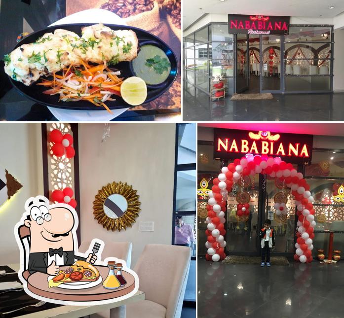 Get pizza at Nababiana Restaurant