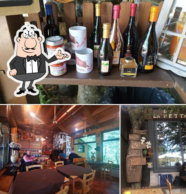 La interni e alcol del ristorante