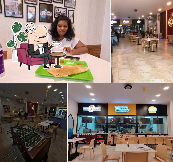 The interior of Caesars - The Food Court