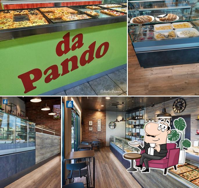 Gli interni di Da Pando Pizza & Food
