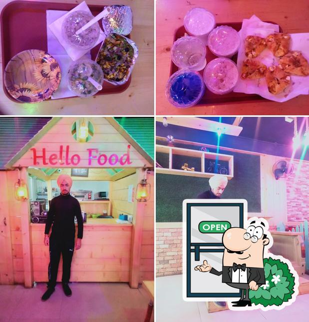 The exterior of Hello Food