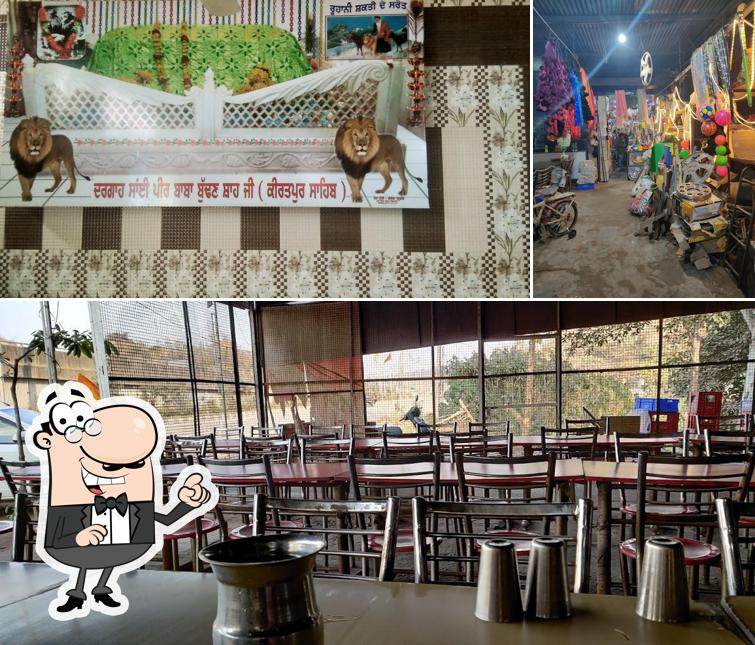 The interior of Kapil Dhaba