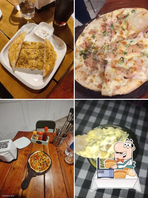 Garlic bread at Onesta