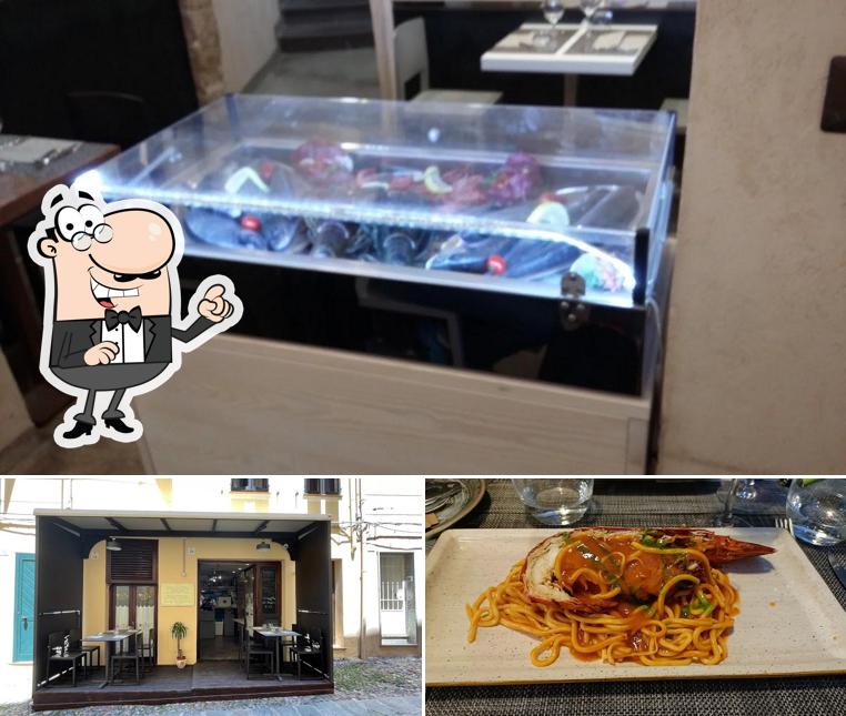 Dai un’occhiata alla foto che mostra la interni e cibo di Trattoria Da Mirko