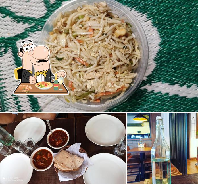 The restaurant's food and beer