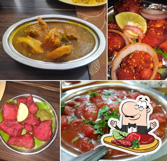 Kafe Biriyani Corner offers meat meals