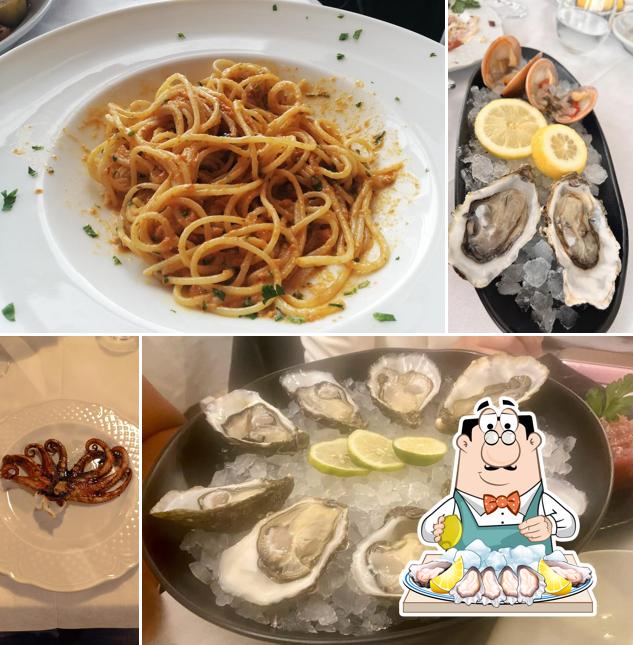 Ostriche al Trattoria Lo Scalo