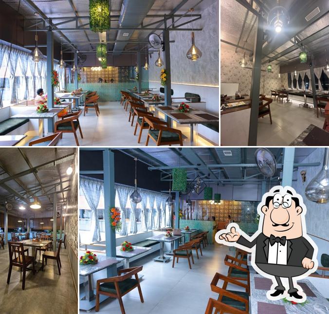 The interior of Around The Corner Drive In Restaurant