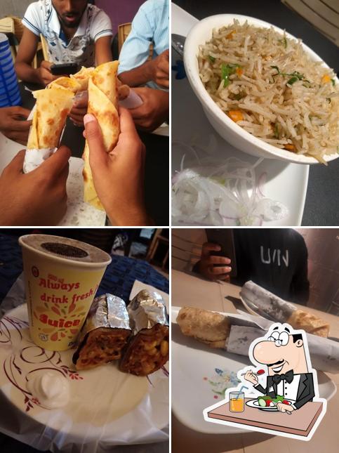 Food at Kolkata Rolls
