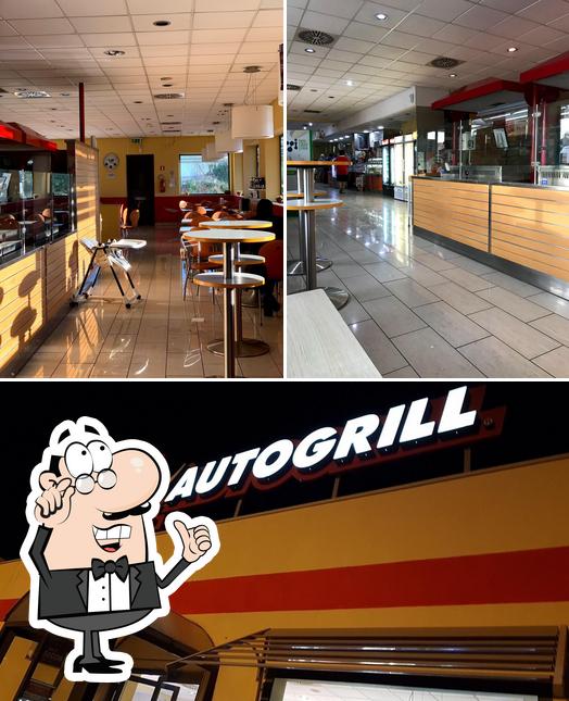 Gli interni di Autogrill Bagali Est
